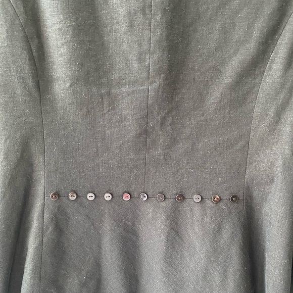 Paraphrase Linen Blend Blazer, Size 12 - Picture 10 of 13